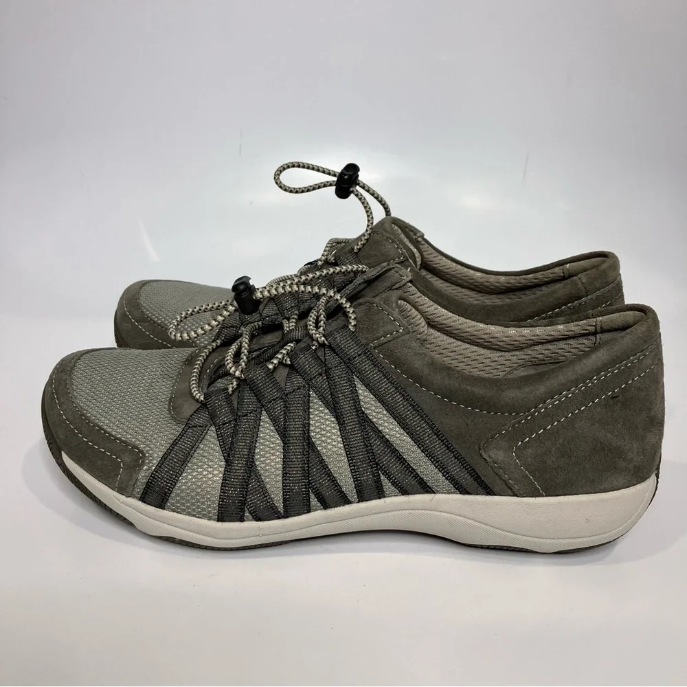 Dansko honor sneakers gray women’s‎ size 38 7.5 casual comfort shoes neutral